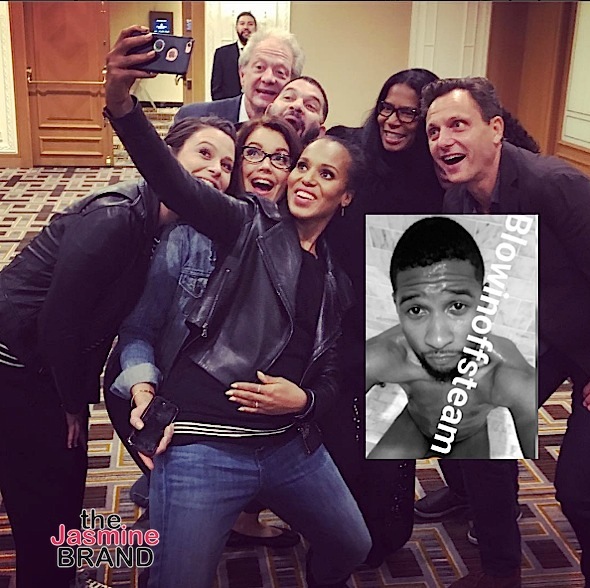 Kerry Washington Pregnant? + Usher Reacts to D**k Pic! [Photos]