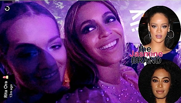Solange Knowles Throws Shade, Rita Ora Reunites With Beyonce + Rihanna Skips Met Gala [Photos]