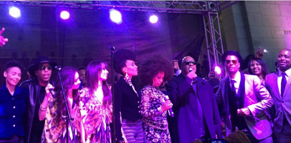 Celebs Turn-Up for Prince Tribute: Stevie Wonder, Faith Evans, Eric Benet, B. Slade [VIDEO]