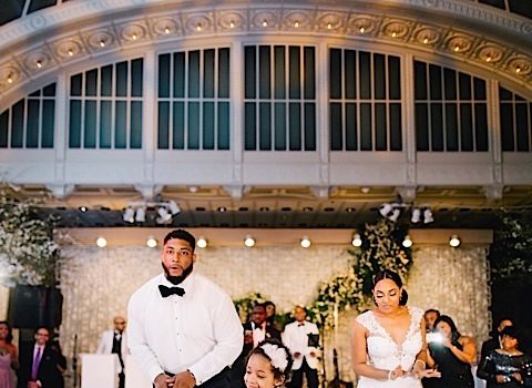 NFL’er Devon Still & Asha Adore Are Married + See Leah Steal the Spotlight [VIDEO]
