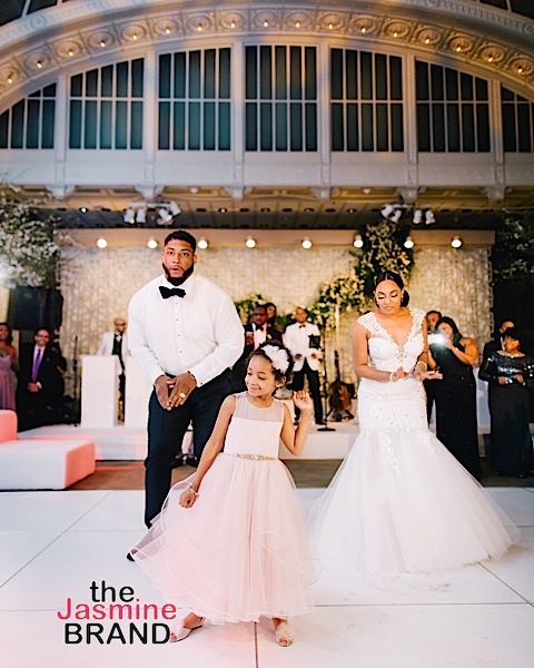 NFL’er Devon Still & Asha Adore Are Married + See Leah Steal the Spotlight [VIDEO]