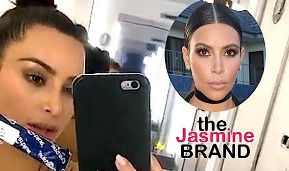 Kim Kardashian Takes A Pregnancy Test In Airplane Bathroom, Shares Experience With Fans