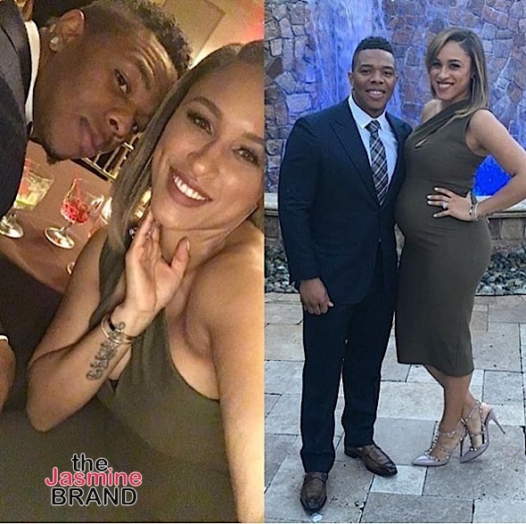 ray rice wife pregnant baby number 2-the jasmine brand