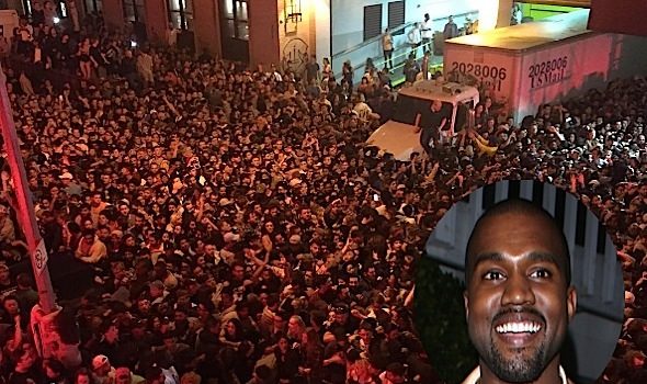 Kanye West Surprise Concert Causes Chaos [VIDEO]