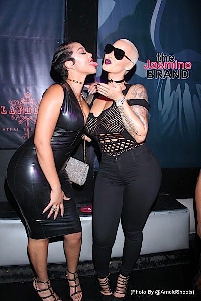 Amber Rose & DJ Duffey Party in LA, Malaysia Pargo, Safaree Samuels, Nikki Baby Attend Hair Launch + Naya Rivera [Photos]