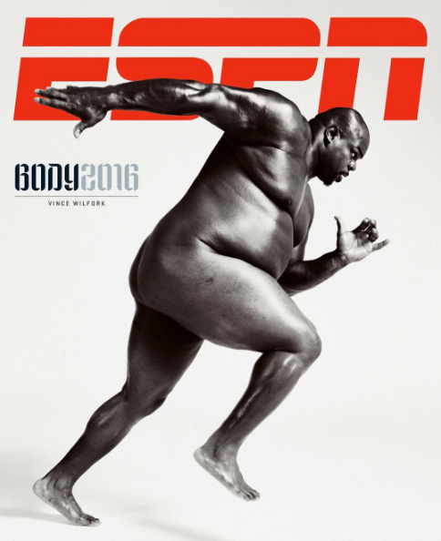 Vince Wilfork Is Confidently Sexy for ESPN’s ‘Body Issue’: I really don’t care about six-packs.