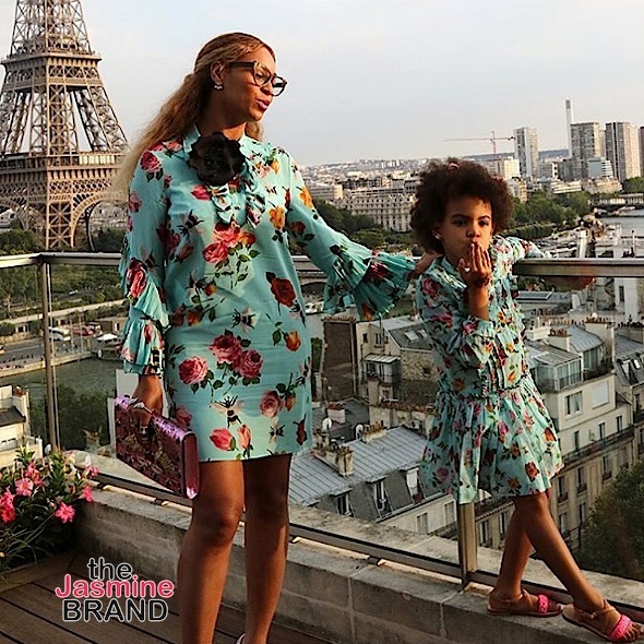 Beyonce, Jay Z & Blue Ivy Play Tourist in Paris [Photos]