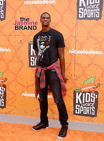 07/14/2016 - Chris Bosh - Nickelodeon Kids' Choice Sports Awards 2016 - Arrivals - UCLA's Pauley Pavilion - Westwood, CA, USA - Keywords: Orientation: Portrait Face Count: 1 - False - Photo Credit: David Gabber / PRPhotos.com - Contact (1-866-551-7827) - Portrait Face Count: 1