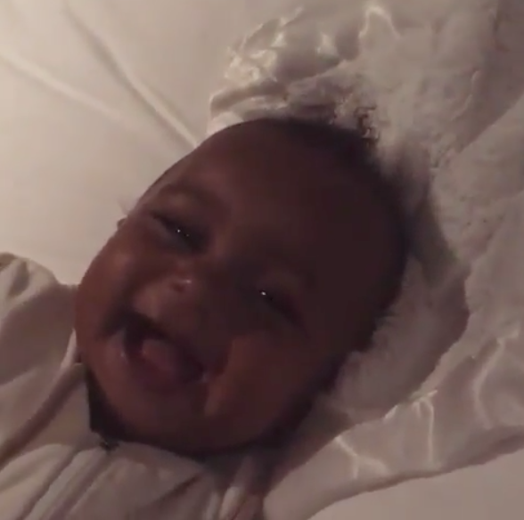 Saint West’s Infectious Laugh Hits the ‘Gram [VIDEO]