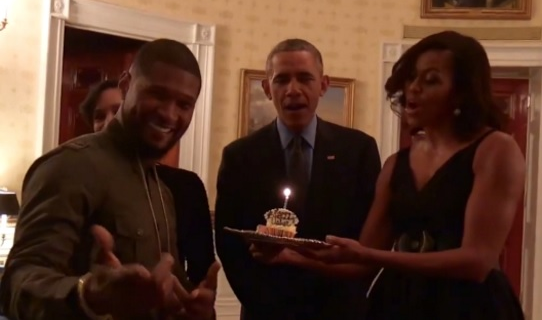 Usher Danced All Night With Michelle Obama & President Approved