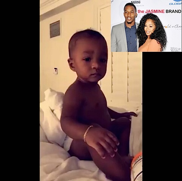 Meet NBA Baller Brandon Jennings & Lashontae Heckard’s 8-Month-Old Son [VIDEO]