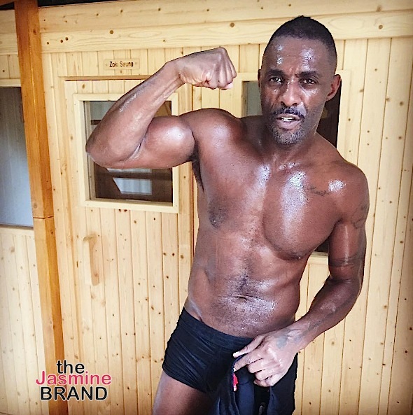 Idris Elba Goes Shirtless, Preps For First Fight [Photos]