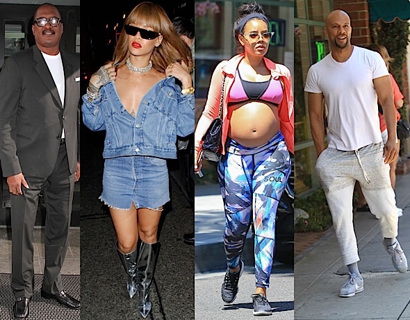 Mathew Knowles, Rihanna, Angela Simmons, Common, Tia Mowry, June Ambrose [Celebrity Stalking]