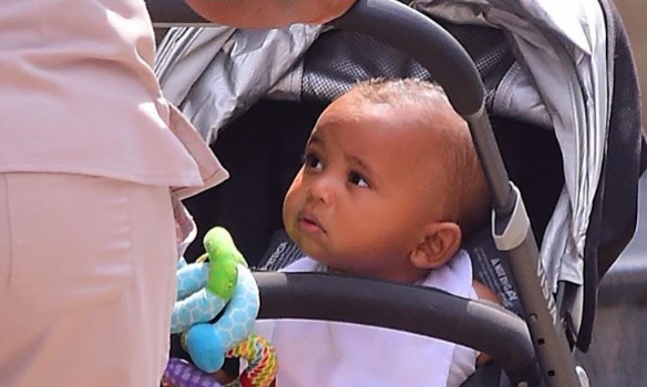 Saint West & His Fresh Pair of Yeezy’s Spotted in NYC [Spotted. Stalked. Scene.]