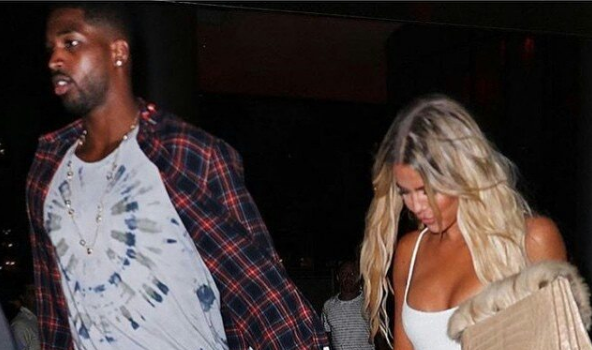 Khloe Kardashian & NBA Baller Tristan Thompson Swap Tongues In Club [VIDEO]