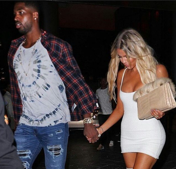 Khloe Kardashian & NBA Baller Tristan Thompson Swap Tongues In Club [VIDEO]