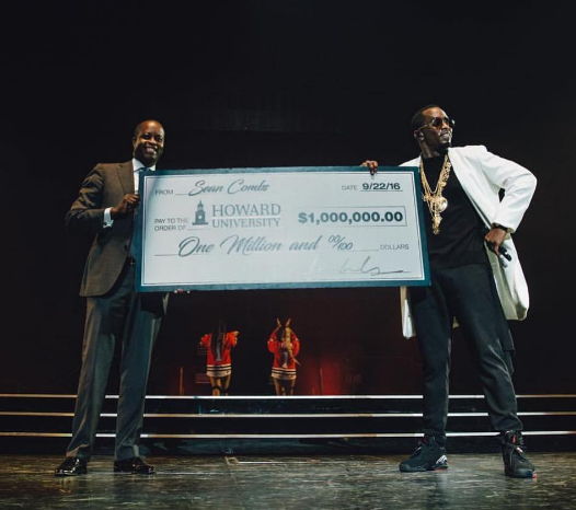 Sean ‘Diddy’ Combs Gives Howard University $1 Million