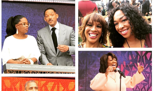 Celebs Attend National Museum of African American History Opening: Oprah, Stevie Wonder, Patti Labelle, Will Smith, Shonda Rhimes, Ava DuVernay, Lupita Nyong’o, Will Smith, Dave Chappelle
