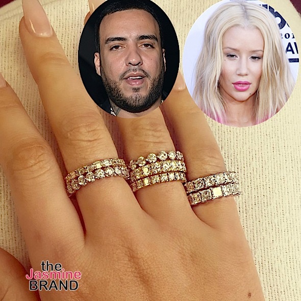 French Montana Gifts Rumored Girlfriend Iggy Azalea 7 Diamond Rings! [Photos]