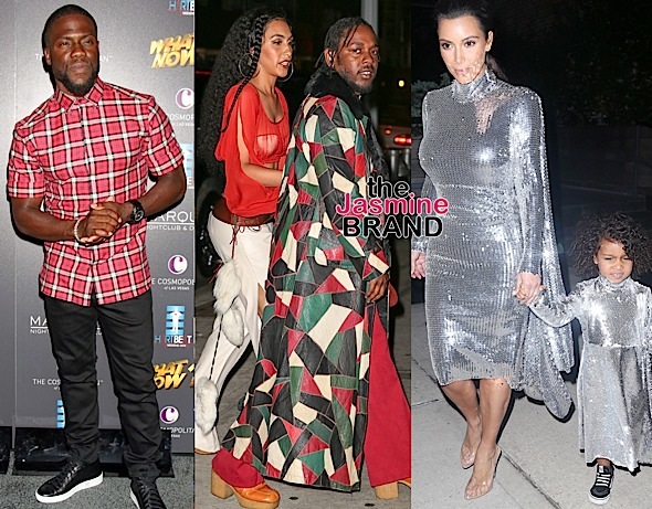 Kendrick Lamar & Fiance Hit Bey's Bash, Kim & North Match For