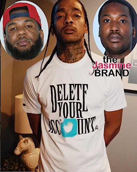 Nipsey Hussle Tries To End Meek Mill vs The Game Feud: Ain’t gone be no black men killing black men.