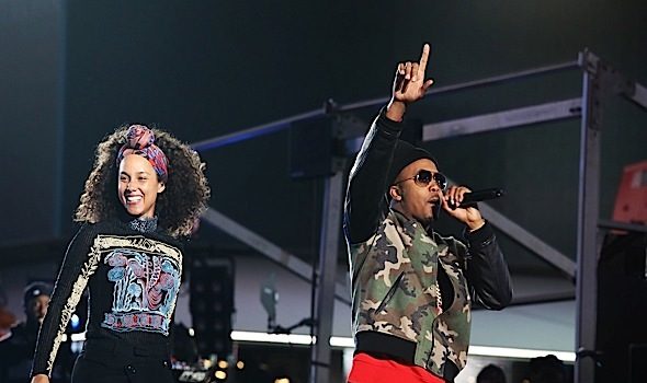 Alicia Keys Shuts Down NYC With Jay Z, Nas & John Mayer [Photos]