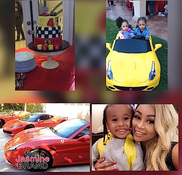 Blac Chyna Hosts Ferraris & Legos Birthday Party For King Cairo