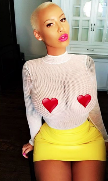 Say Bye To Amber Rose's Big Breast!