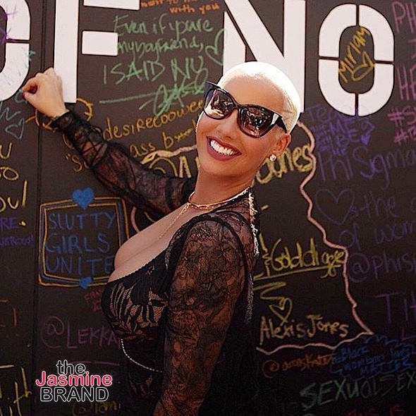 Amber Rose: Don't blame us, blame the rapists! 