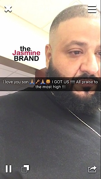DJ Khaled Welcome Son, Snapchats Fiancee's Entire Labor [VIDEO]