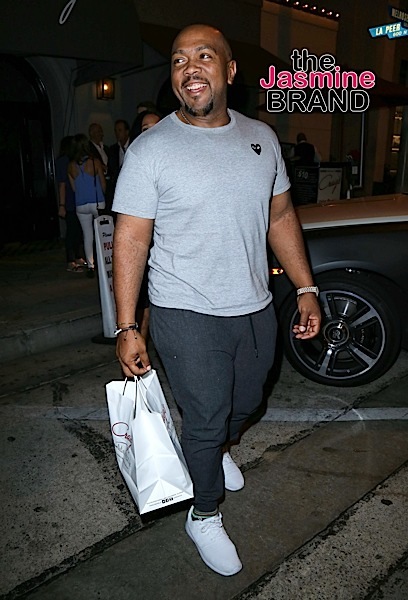 Timbaland Sighted Departing Craig's Restaurant in West Hollywood on October 10, 2016