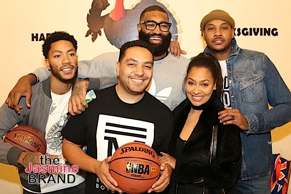 Lala Anthony Feeds 250 Underprivileged Kids: Carmelo Anthony, Derrick Rose, Fat Joe, French Montana, Snoop, Dave East Attend [Photos]