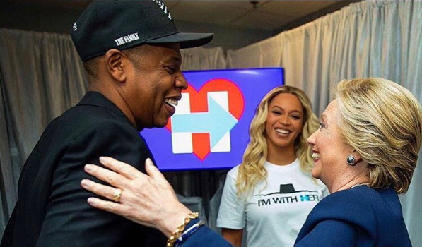 Jay Z & Beyonce Perform For Hillary Clinton Rally + J.Cole, Big Sean & Chance the Rapper Hit the Stage [VIDEO]