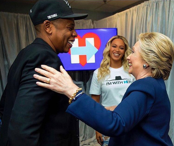 Jay Z & Beyonce Perform For Hillary Clinton Rally + J.Cole, Big Sean & Chance the Rapper Hit the Stage [VIDEO]