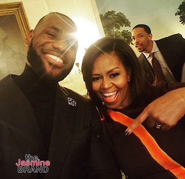 LeBron James, Kyrie Irving, Iman Shumpert & Cavs Visit White House