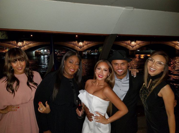 Adrienne Bailon & Fiance Kick Off Wedding Weekend in Paris [Photos]