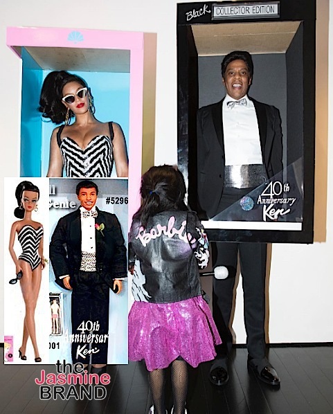 Beyonce, Jay Z & Blue Ivy Transform Into Black Barbie & Ken [Photos]