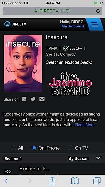 The Jasmine BRAND’s Experience With DIRECTV and AT&T Mobile APP [PARTNERSHIP]