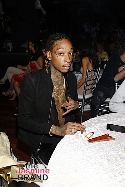 HOLLYWOOD, CA - DECEMBER 10: Wiz Khalifa seen at Snoop Dogg Smoked Out Roast and Birthday Celebration TV Special taped at the Avalon as seen on Fusion TV Saturday, December 10, 2016 in Hollywood, California. (Photo by A Turner Archives)