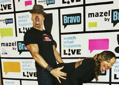 Is That Tongue?! Shemar Moore & Phaedra Parks Kiss On WWHL [VIDEO]