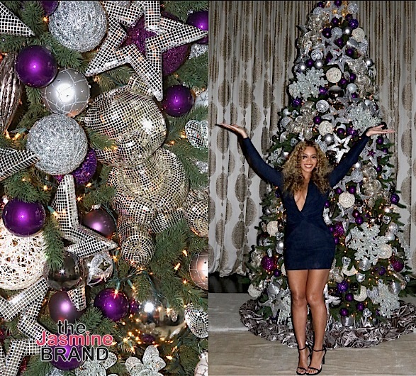 Beyonce Reveals Glam Christmas Trees, Blue Ivy’s Holiday Decor! [Photos]