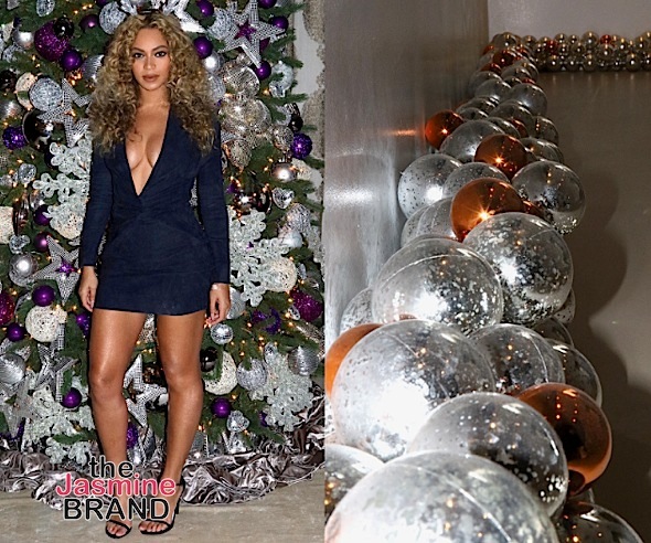 Beyonce Reveals Her Giant Christmas Tree Adorned With Her “chanel