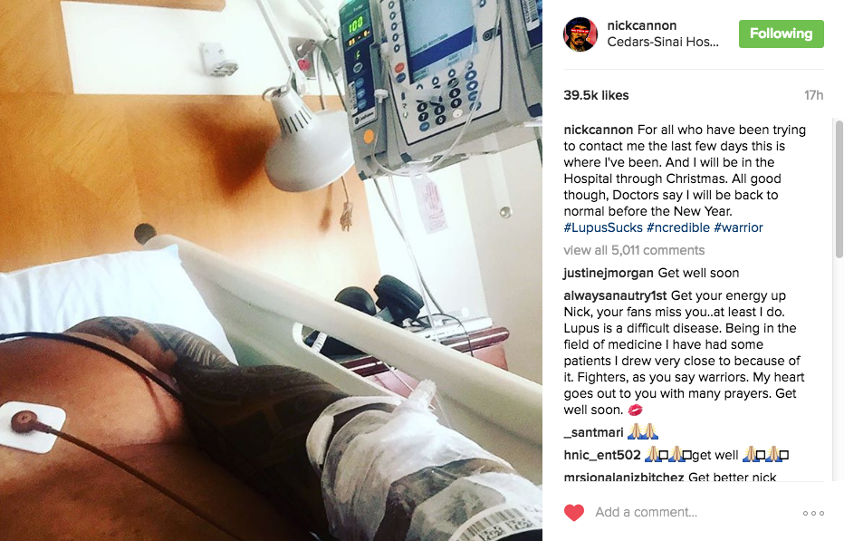 Nick Cannon Is Spending Christmas In the Hospital VIDEO.