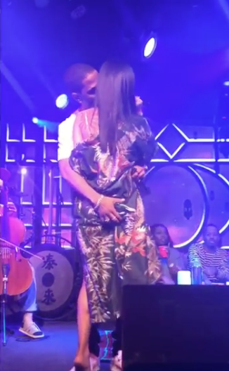 Big Sean Fondles Jhene Aiko On Stage [VIDEO]
