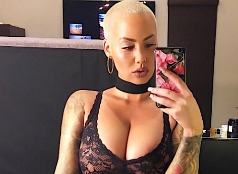 Amber Rose Contemplating Breast Reduction