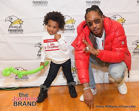 Baby Future Serves Insane Cuteness While His Dad (Rapper Future) Gives Back To ATL Families [Photos]