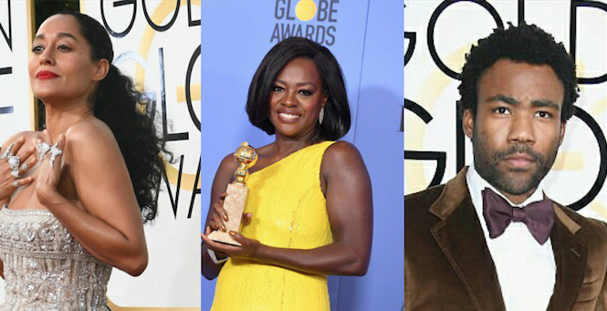 Tracee Ellis Ross, Donald Glover, Viola Davis, 'Moonlight', 'Atlanta' Take Home Golden Globes