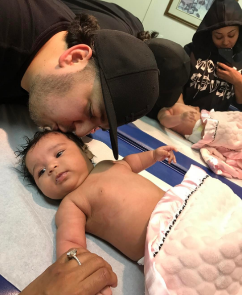 Dream Kardashian Gets Her First Shot! [Photos]