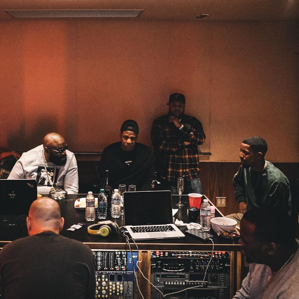 Jay Z Hits the Studio With Rick Ross [Spotted. Stalked. Scene ...