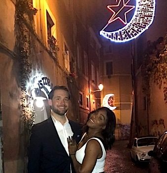 Serena Williams Reveals REAL & Taco Engagement Ring With Fiance [Photos]